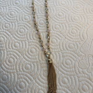 Long statement necklace